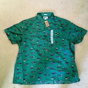 NWT DULUTH Holiday Button Down